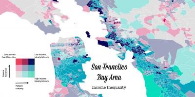 Mapa z bay area príjmu