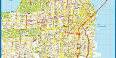 Mapu San Francisco stenu
