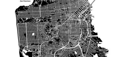 Mapu San Francisco vektor