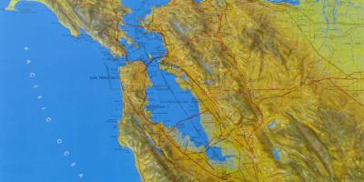 Mapu San Francisco úľavu