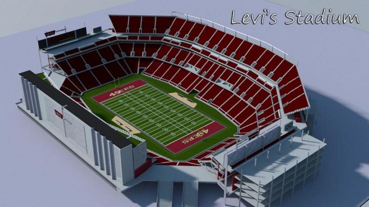 levi ' s stadium 3d mapu