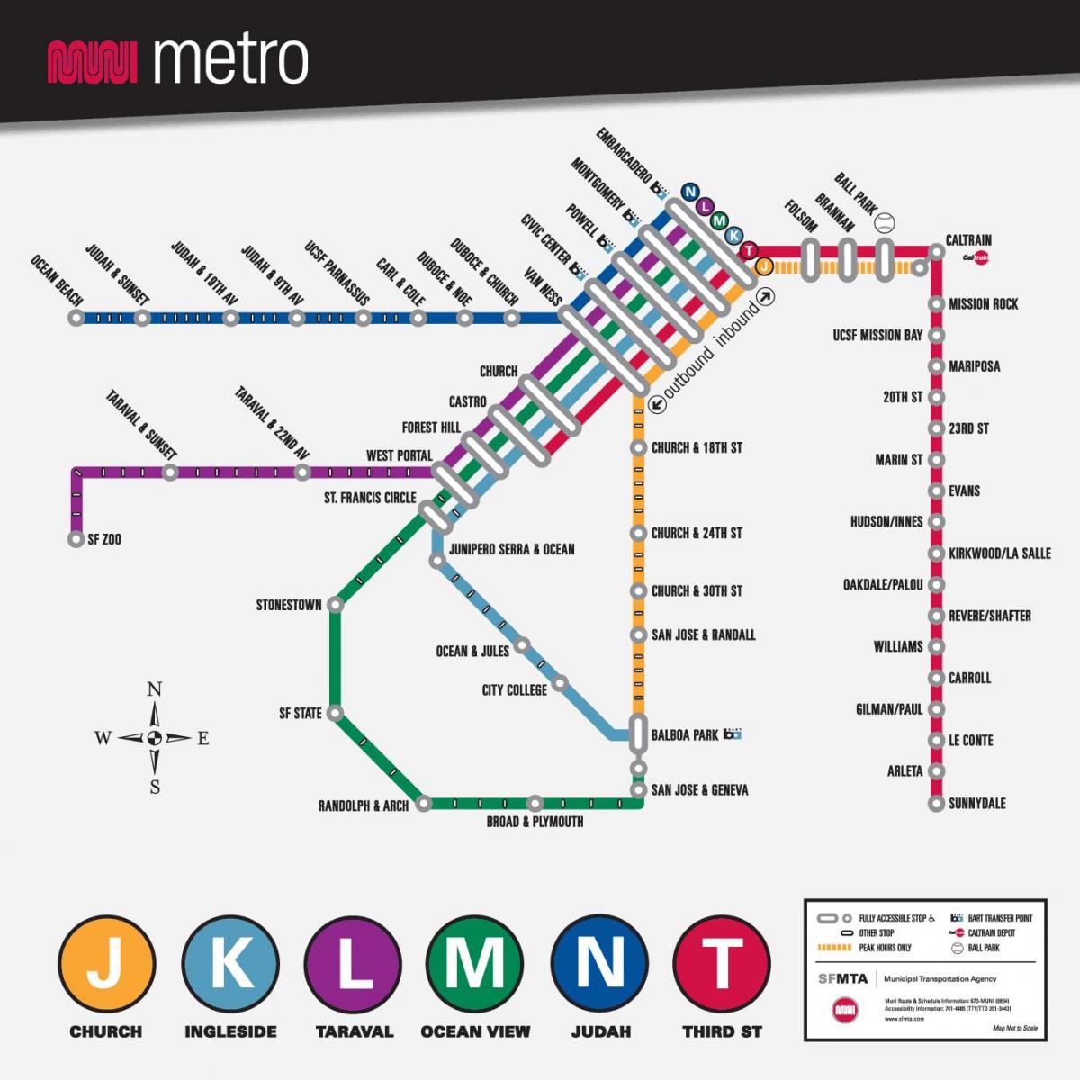 muni metro mapu