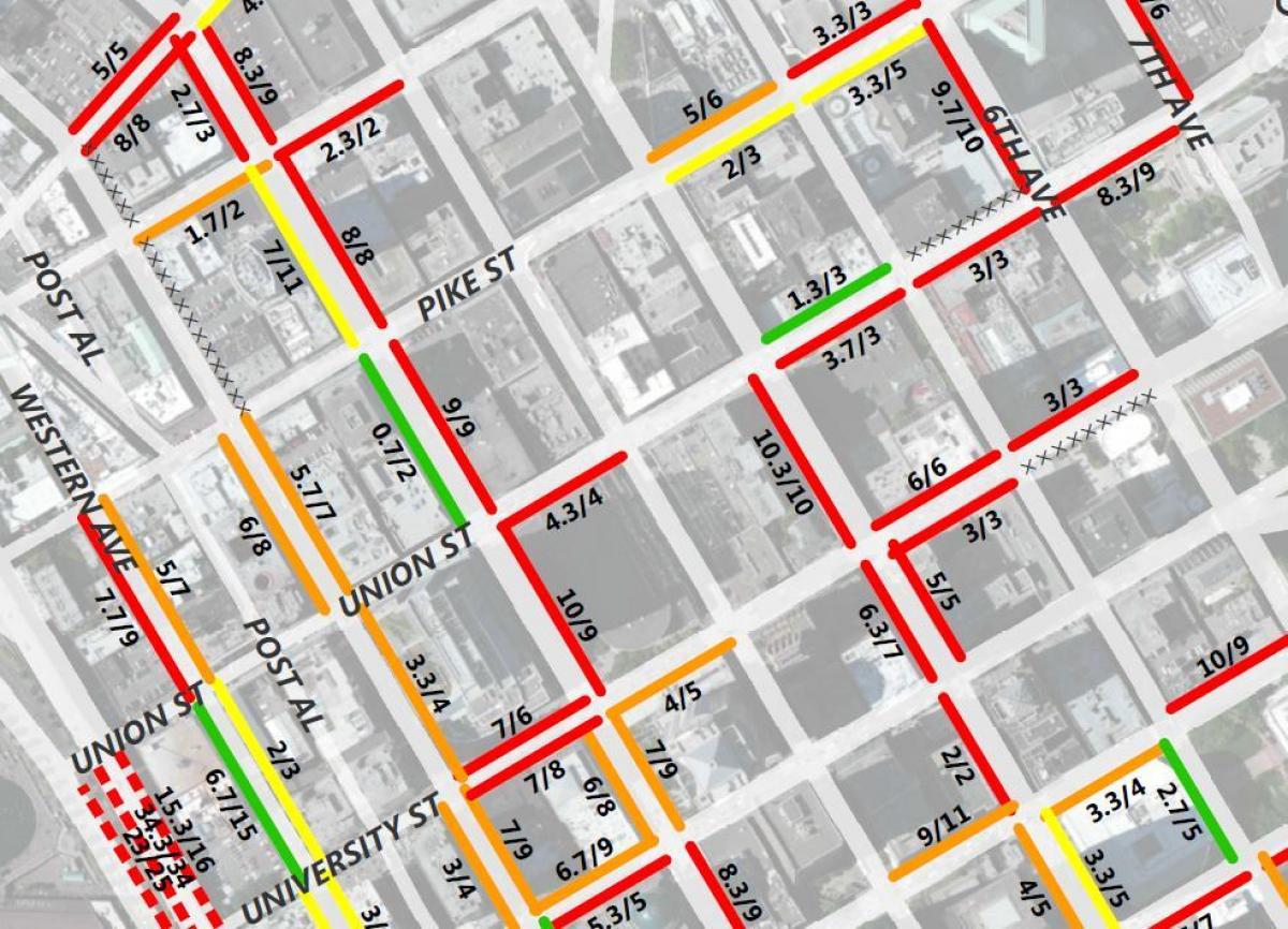 Mapu San Francisco 2 hodiny parkovania