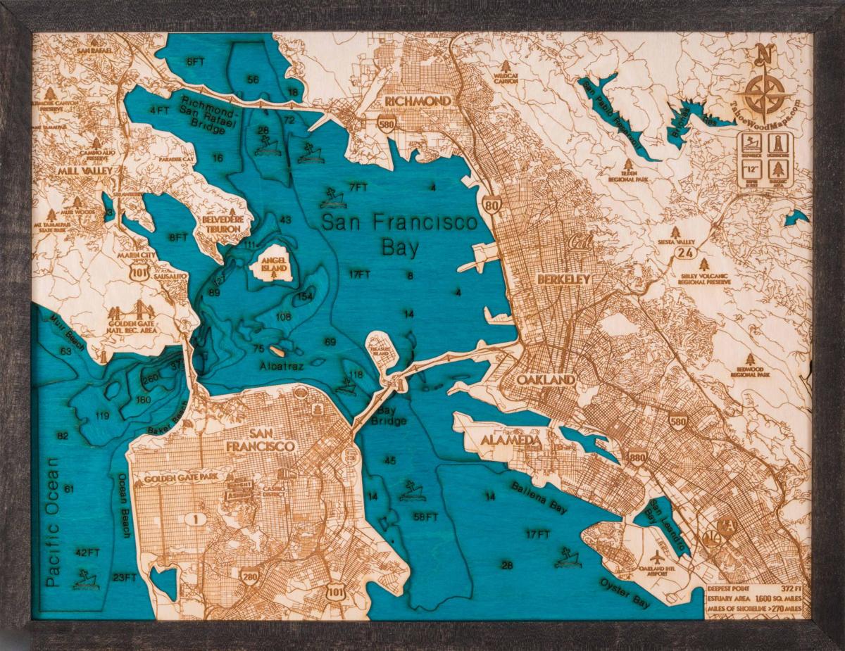 Mapu San Francisco dreva
