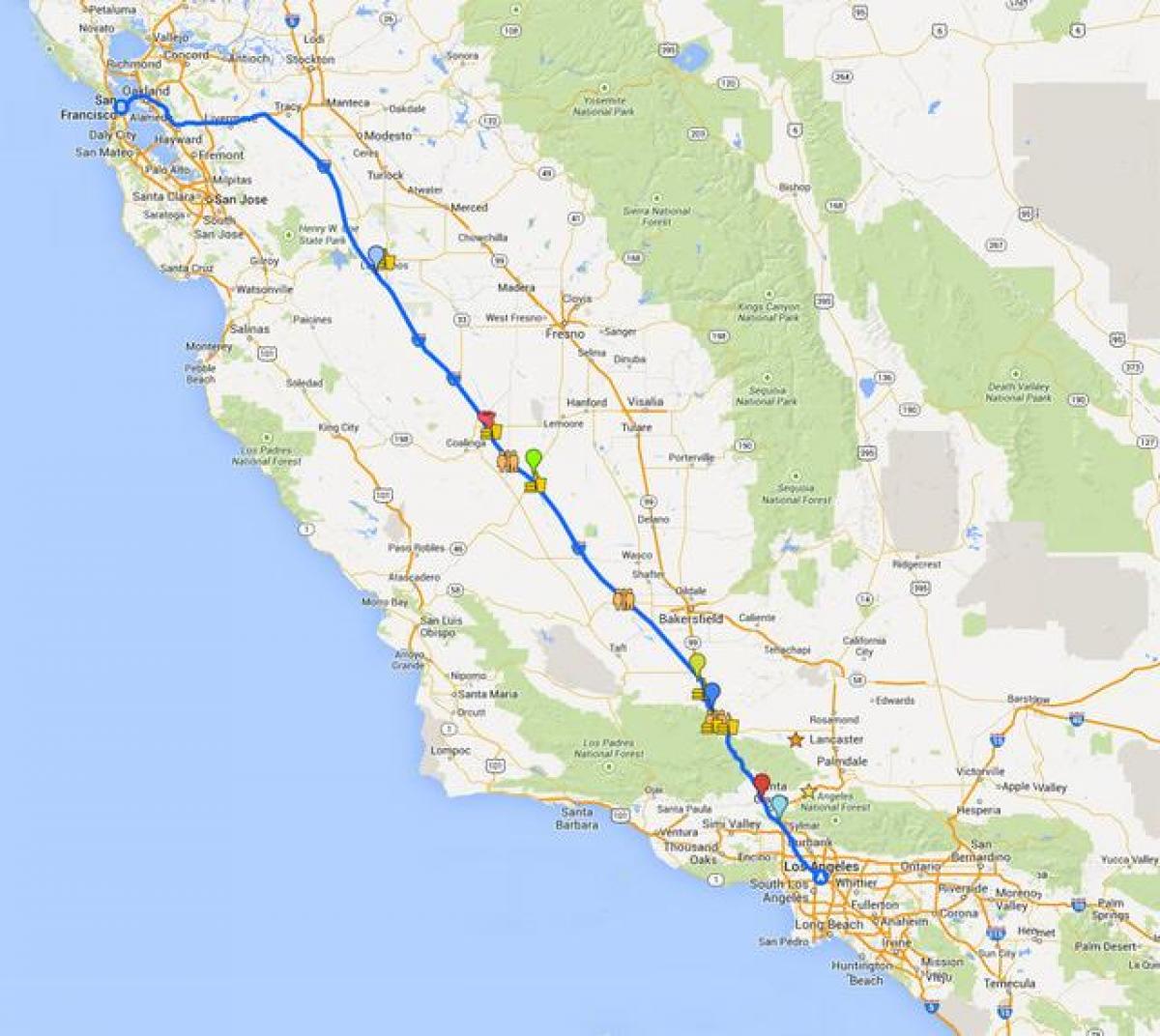 Mapu San Francisco jazdy tour