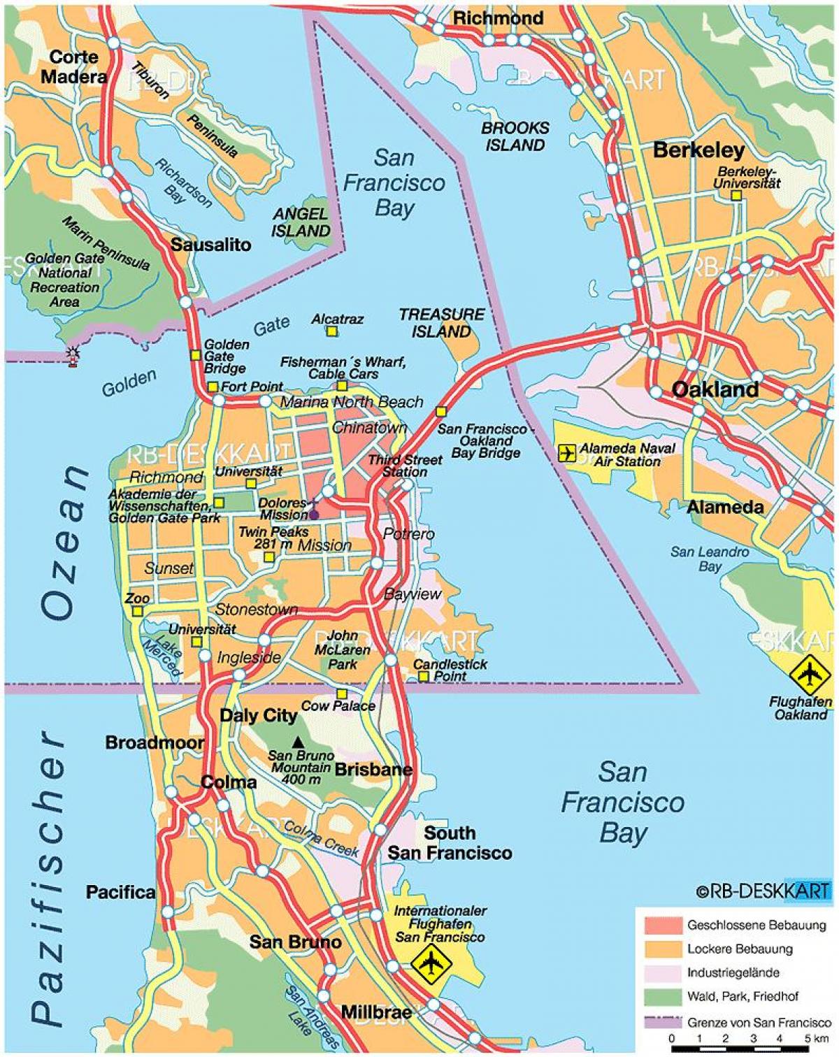 Mapu San Francisco kraj