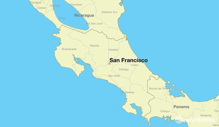 Mapu San Francisco na svete