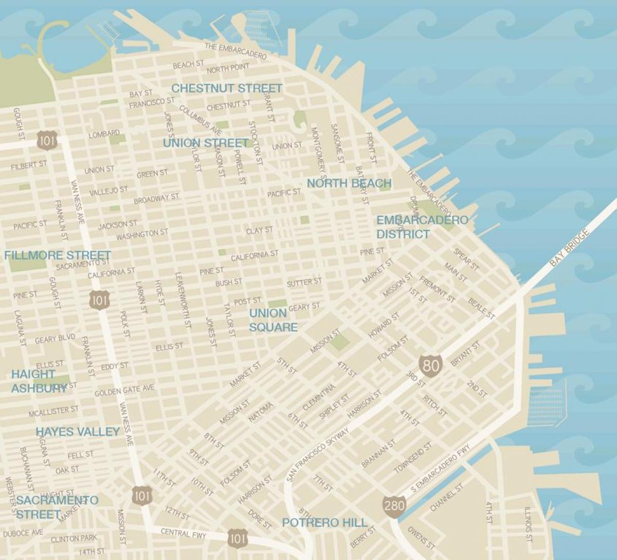 Mapu San Francisco odev okres