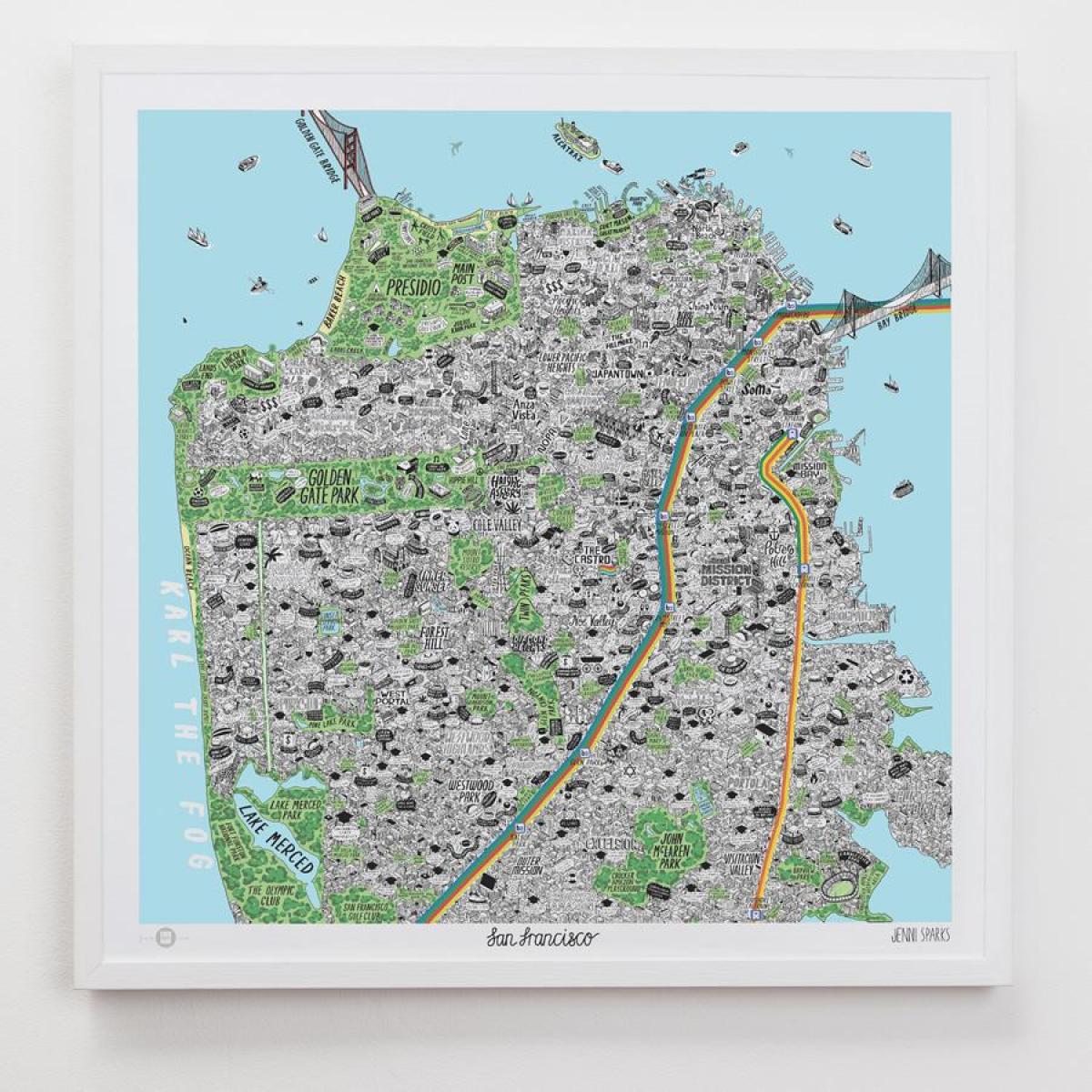 Mapu San Francisco umenie