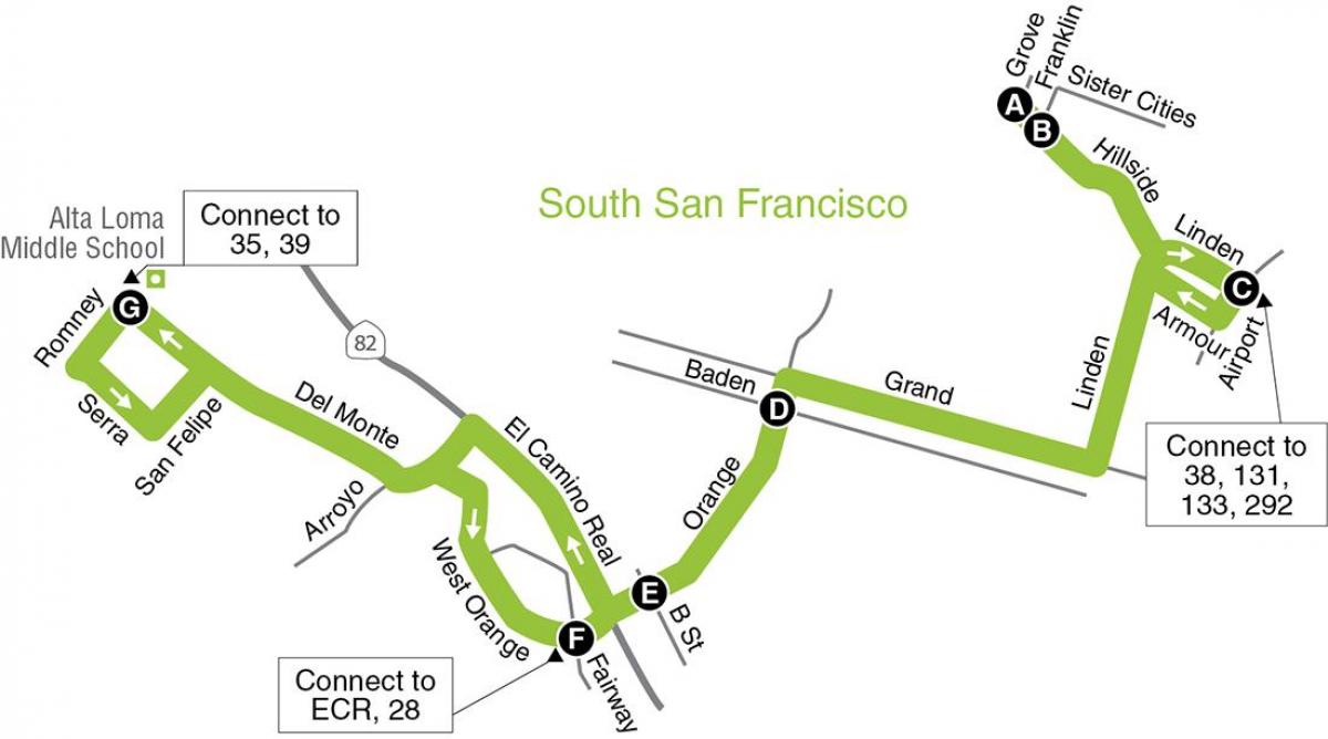 Mapu San Francisco základných škôl
