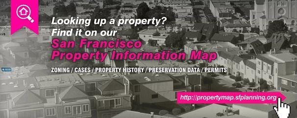 San Francisco majetku info mapu