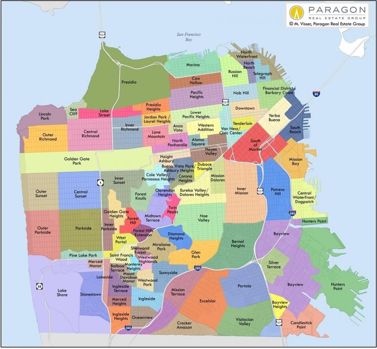 Mapa SF vlastníctva