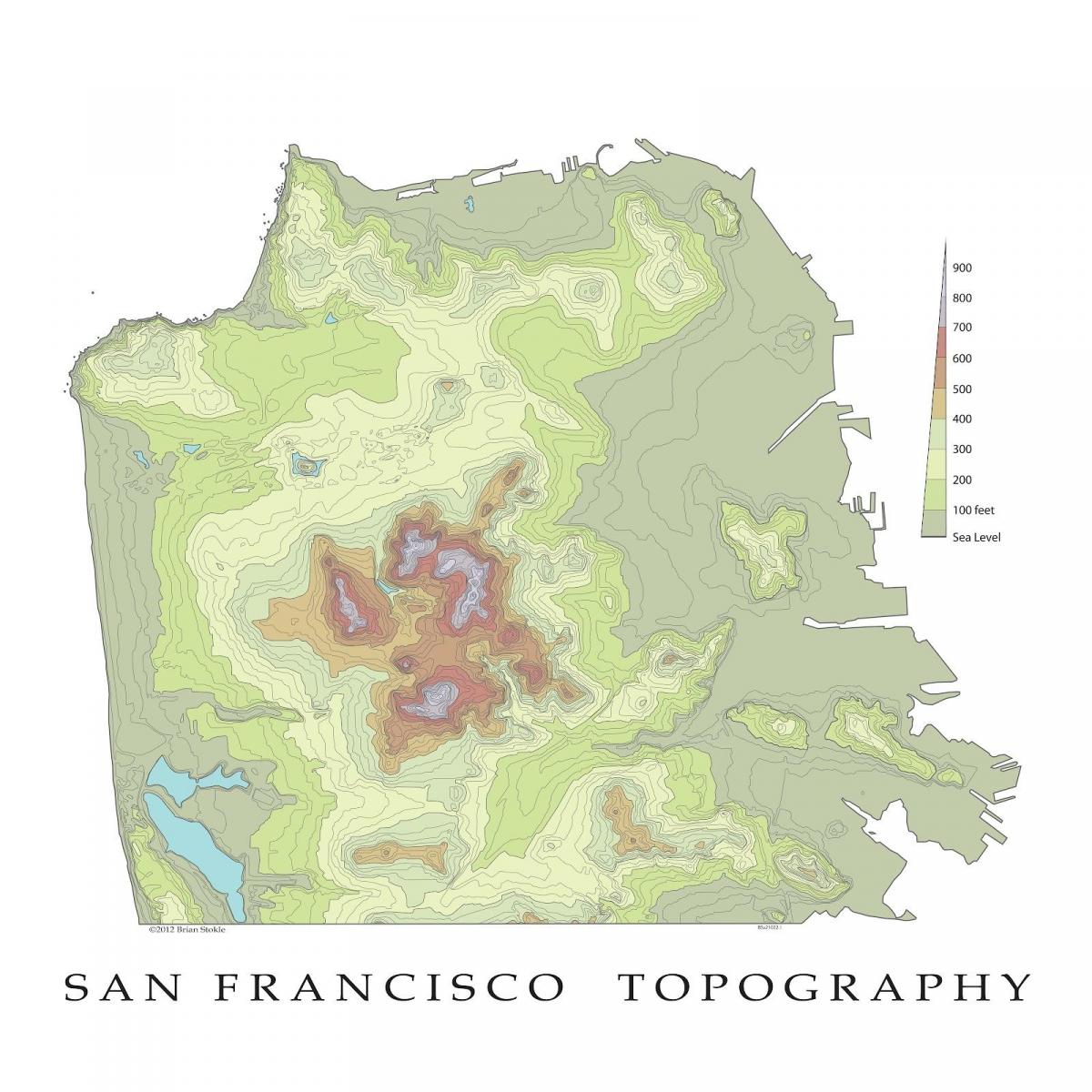 San Francisco topografických máp