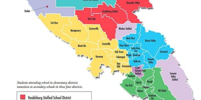 San Francisco school district mapu