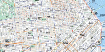 Mapa podrobné San Francisco