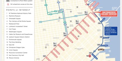Mapu San Francisco informácie