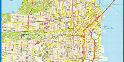 Mapu San Francisco stenu