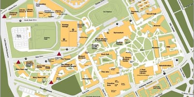San Francisco state university campus mapu