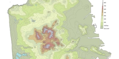 San Francisco topografických máp